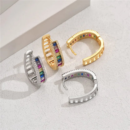 Aurelya – Boucles d’Oreilles Arc-en-Ciel Élégantes