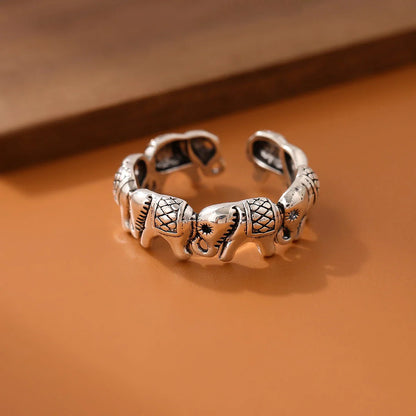 Amira – Bague Élégance Royale Éléphant