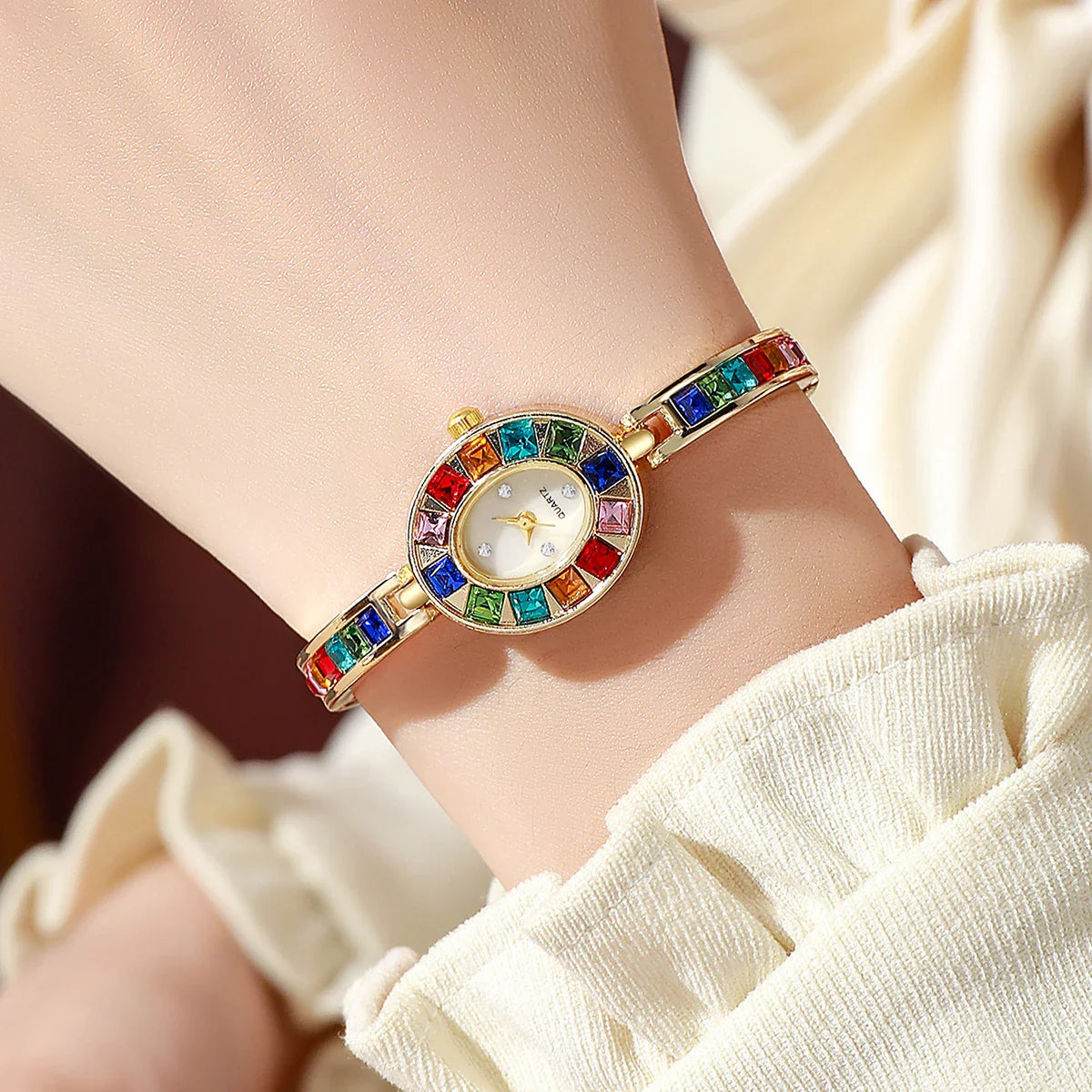 Rayna – Montre Éclat Soleil et Lunette Prismée