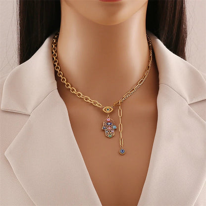 Sahar – Parure Œil Protecteur Multicolore