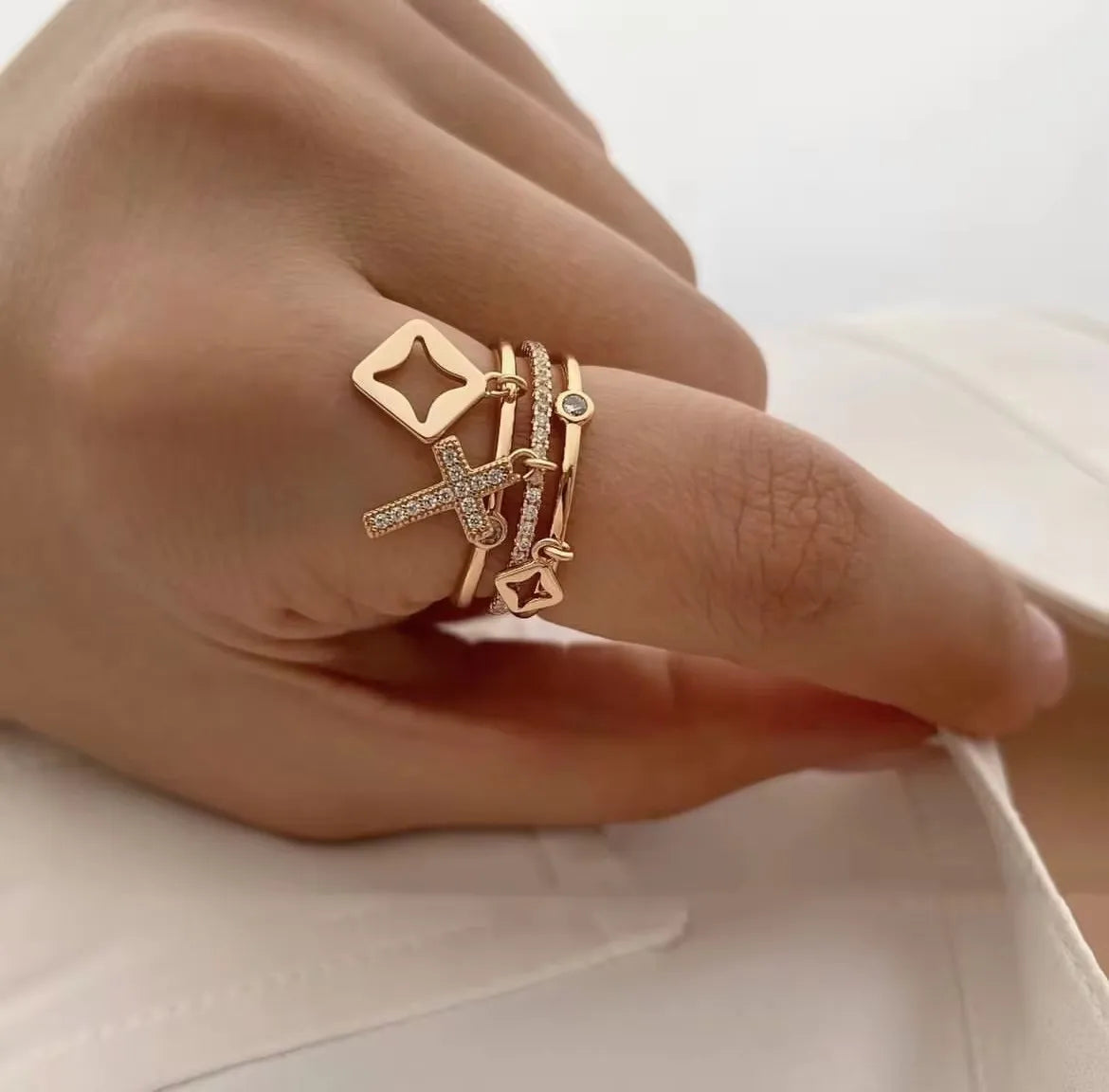Lysandra – Bague Argent Sterling Spirituelle