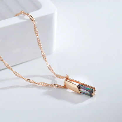 Iris – Collier Bar Iridescent
