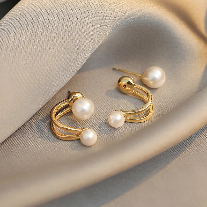 Celestia – Boucles d’Oreilles Perles Célestes