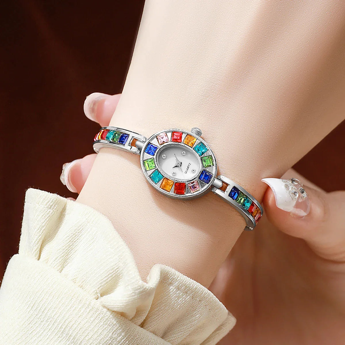 Rayna – Montre Éclat Soleil et Lunette Prismée