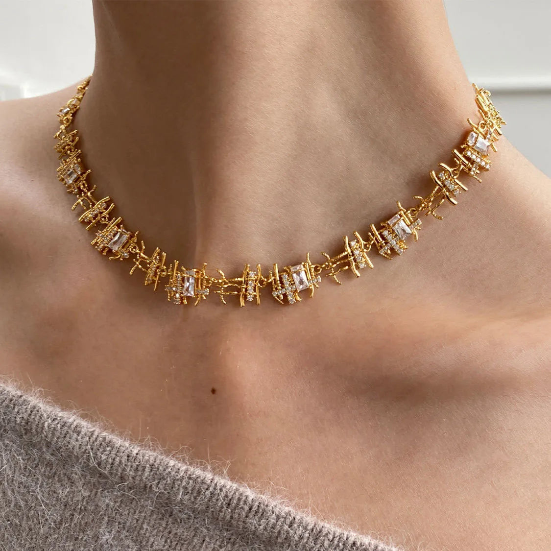 Melissa – Ensemble de Bijoux Tissés Vintage