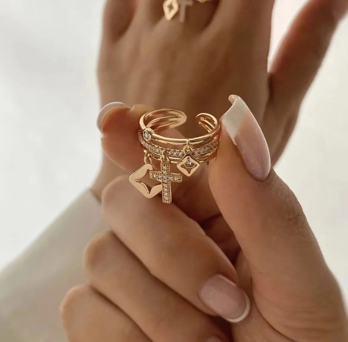 Lysandra – Bague Argent Sterling Spirituelle