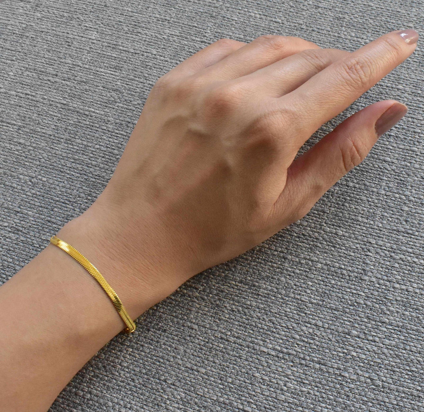 Becca – Bracelet Chaîne Serpent en Or