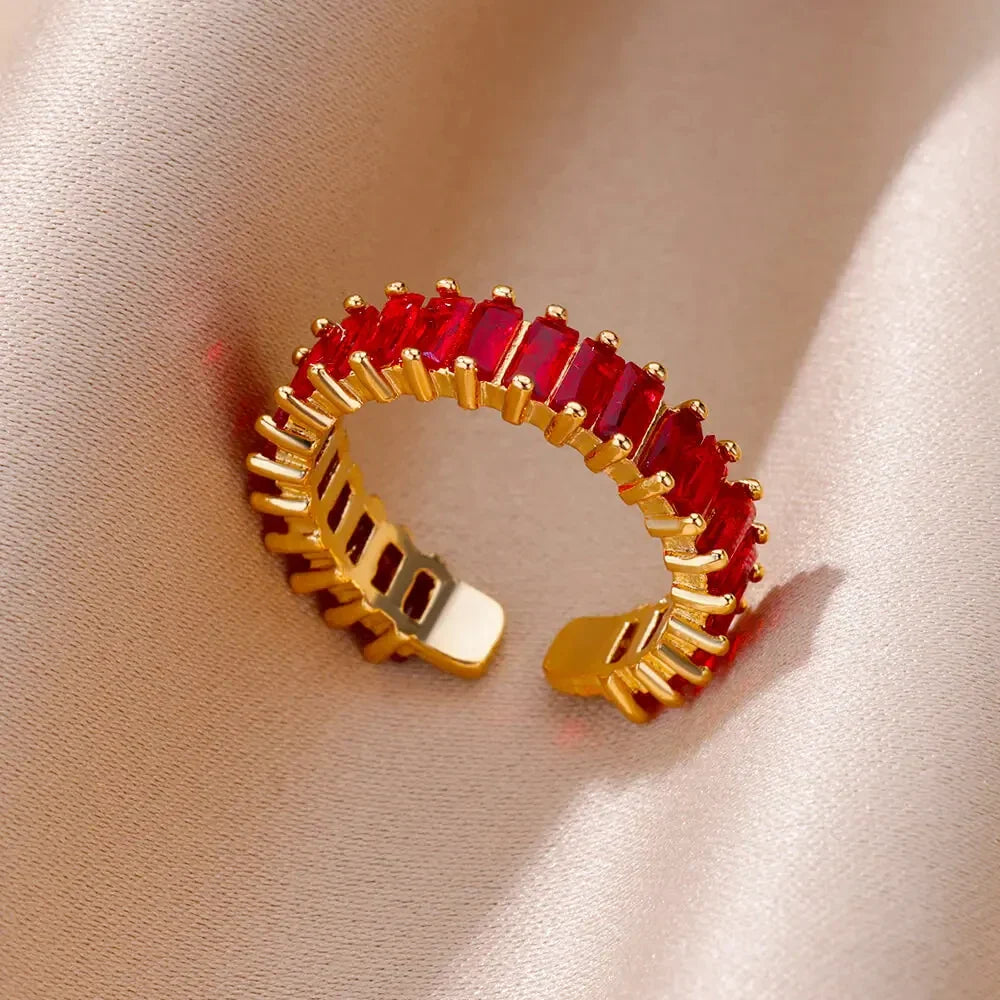 Kristal – Bague Gemme Élégante
