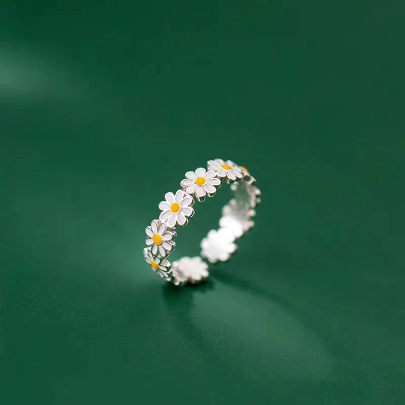 Daiselle – Bague Marguerite Soleil Élégante