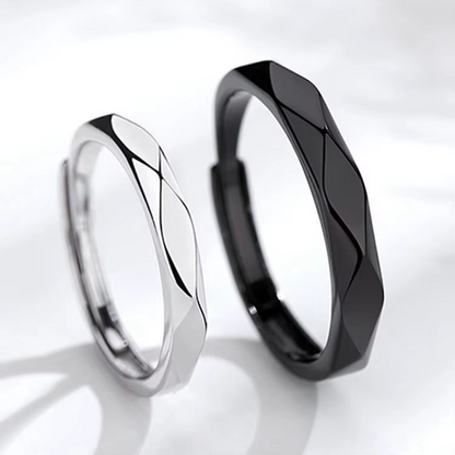 Cara – Duo de Bagues Couple Argent & Diamants