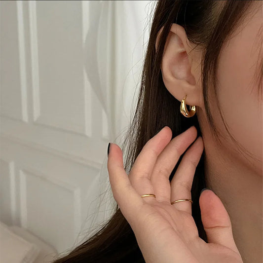Eva – Boucles d’Oreilles Géométriques Irrégulières