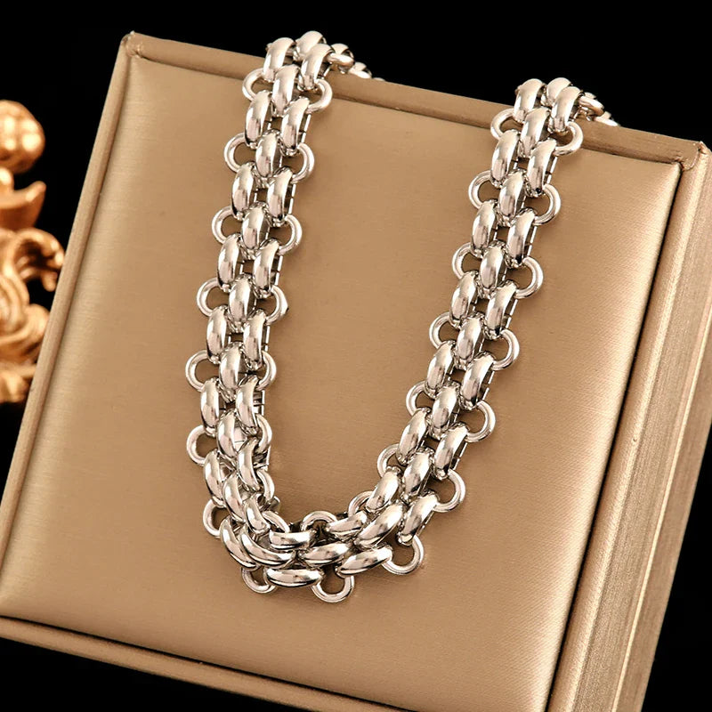 Coralie – Parure Dorée Volumineuse 18K