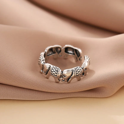 Amira – Bague Élégance Royale Éléphant