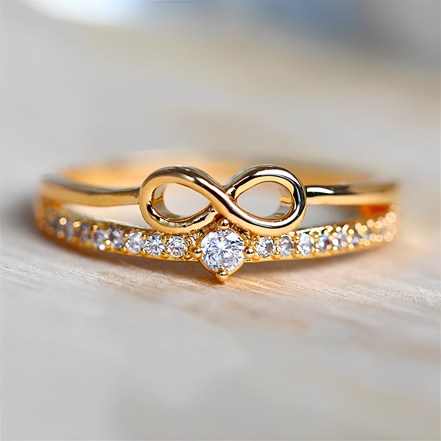 Elisha – Bague Éternité Fleurie
