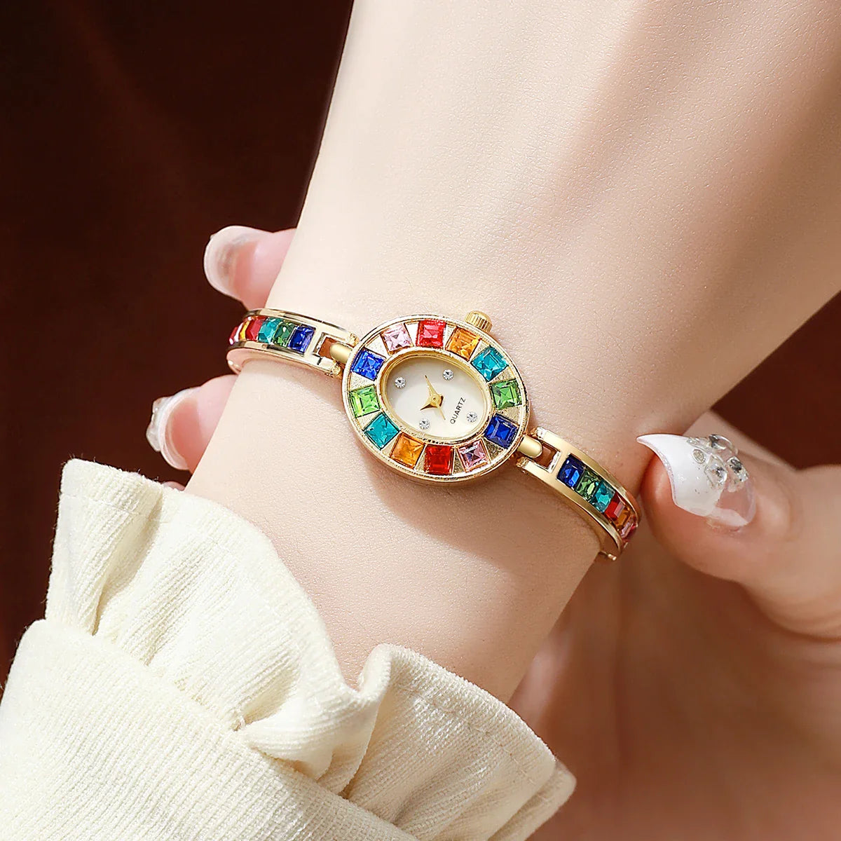 Rayna – Montre Éclat Soleil et Lunette Prismée