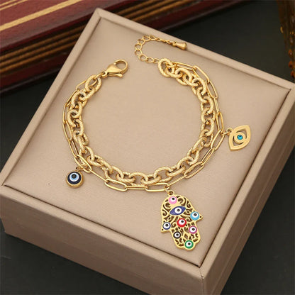 Sahar – Parure Œil Protecteur Multicolore