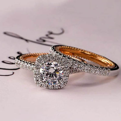 Ginny – Bagues de Couple en Zircon