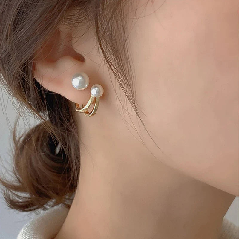 Celestia – Boucles d’Oreilles Perles Célestes