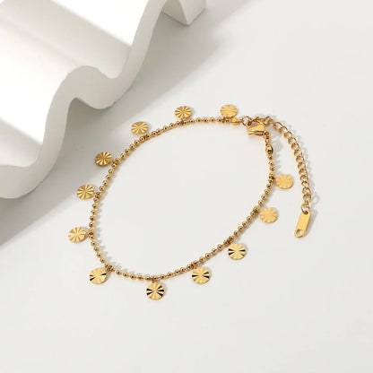 Nina – Bracelet de Cheville Doré