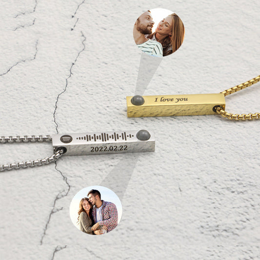 Margaux – Pendentif Cœur Photo Personnalisé