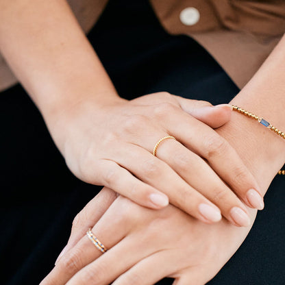 Manon – Bague Empilable Tressée