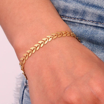 Madeline – Bracelet Doré Élégant