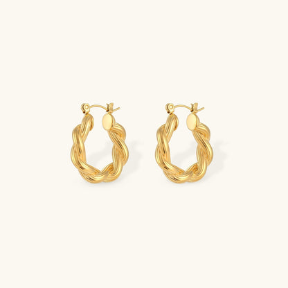 Harmonie – Boucles d’Oreilles Twist Élégantes