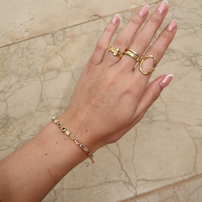 Ashley – Bague Double Anneau Élégante