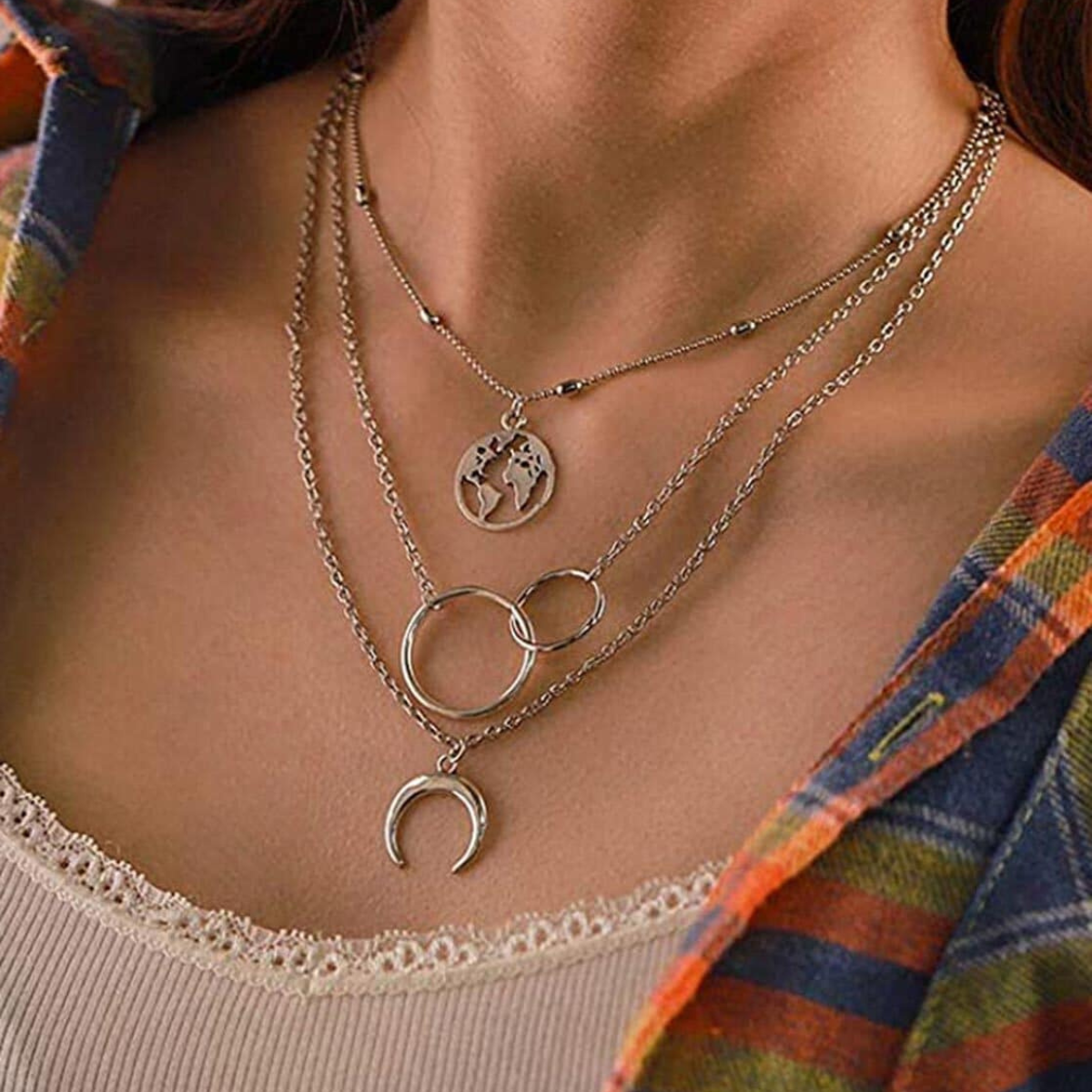 Collier Terre - Set de couches bohème