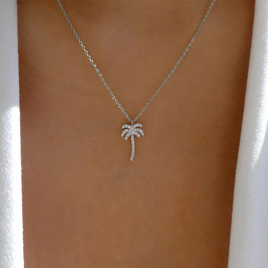 Collier Palmier - Pendentif Thème Île