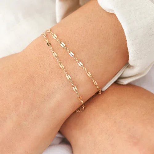 Amara – Bracelet Chaîne en Or