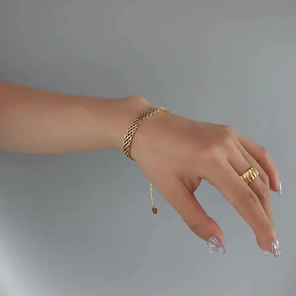 Akia – Bracelet Chaîne Vintage