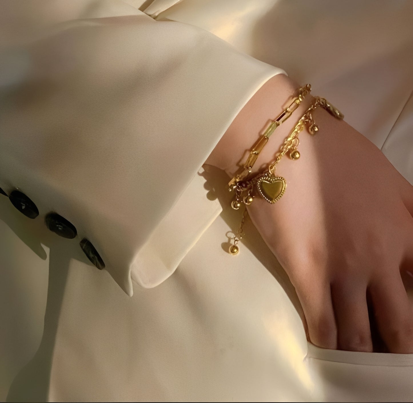 Hana – Bracelet Chaîne Romantique