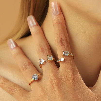 Lora – Bague Luxe Léger Haut de Gamme