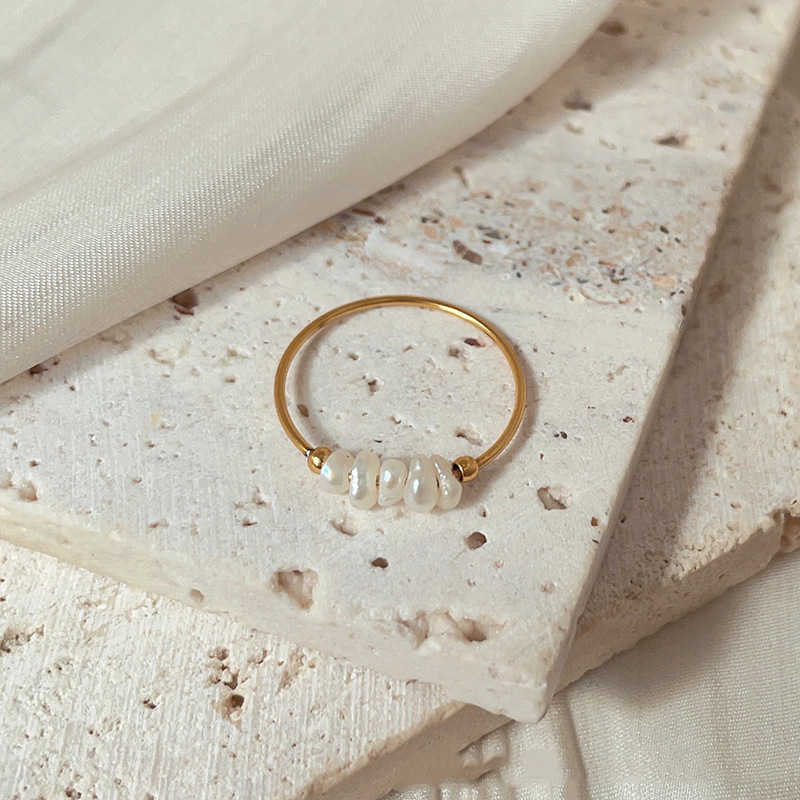 Soline – Bague Perle Baroque Lumineuse