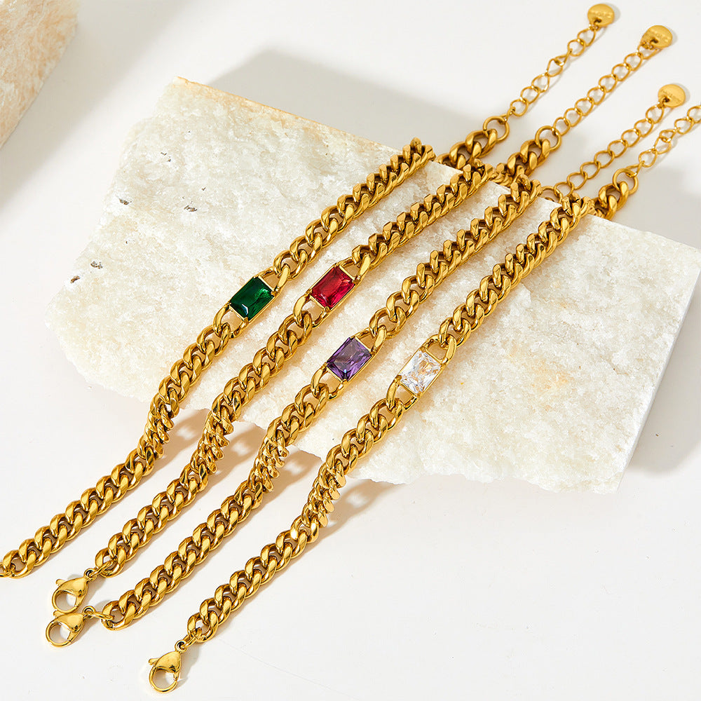 Barcelona – Bracelet Doré Élégant