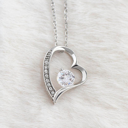 Koharu – Collier Cœur Diamanté Creux