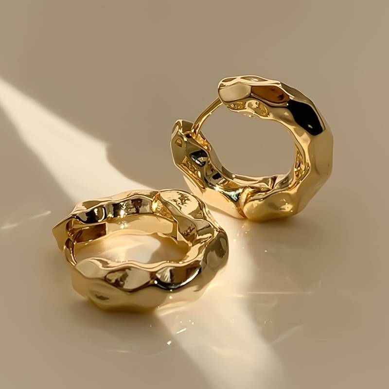 Boucles d'oreilles en forme de tonneau - Boucles d'oreilles délicates