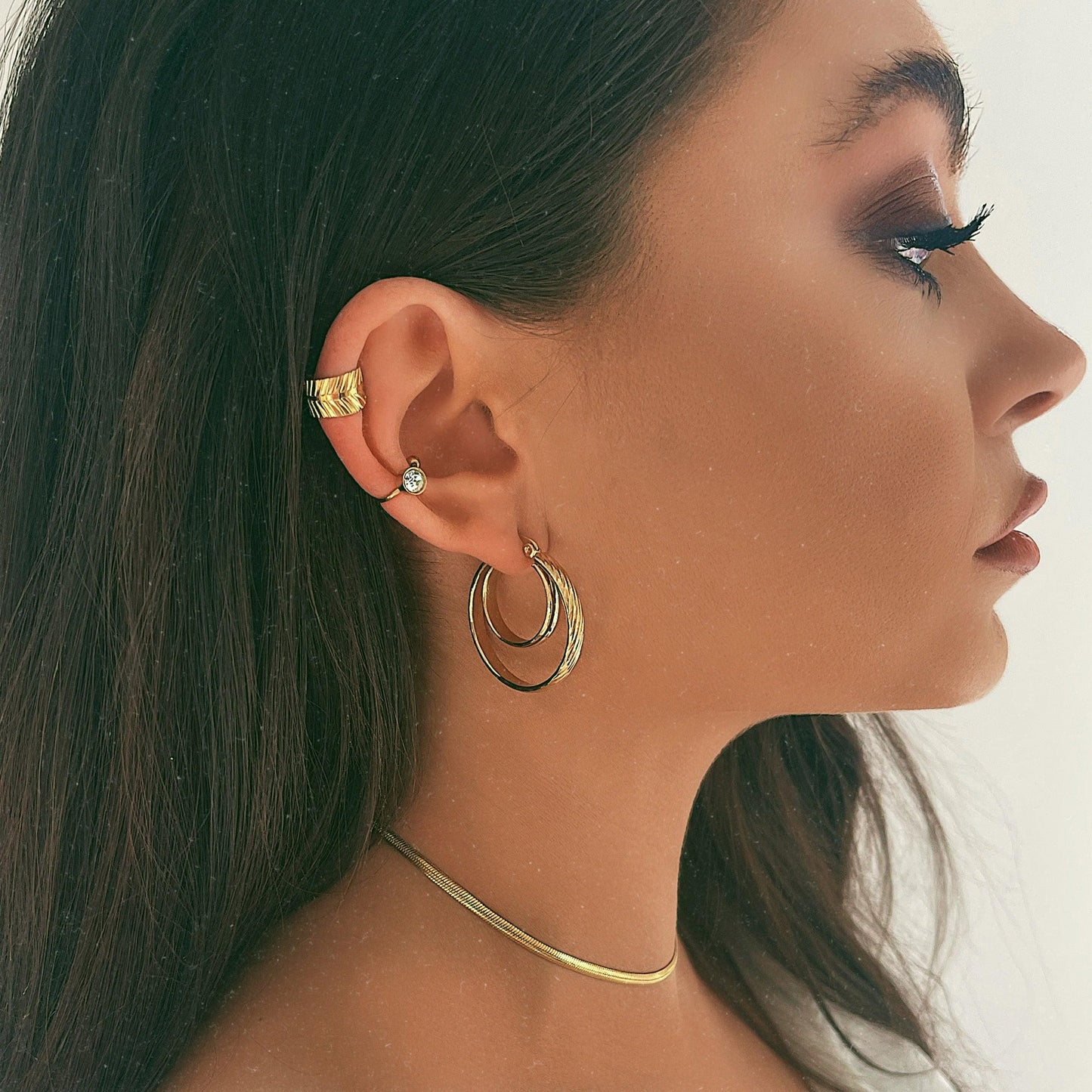 Misu – Collier Ras-de-Cou Serpent en Acier Inoxydable