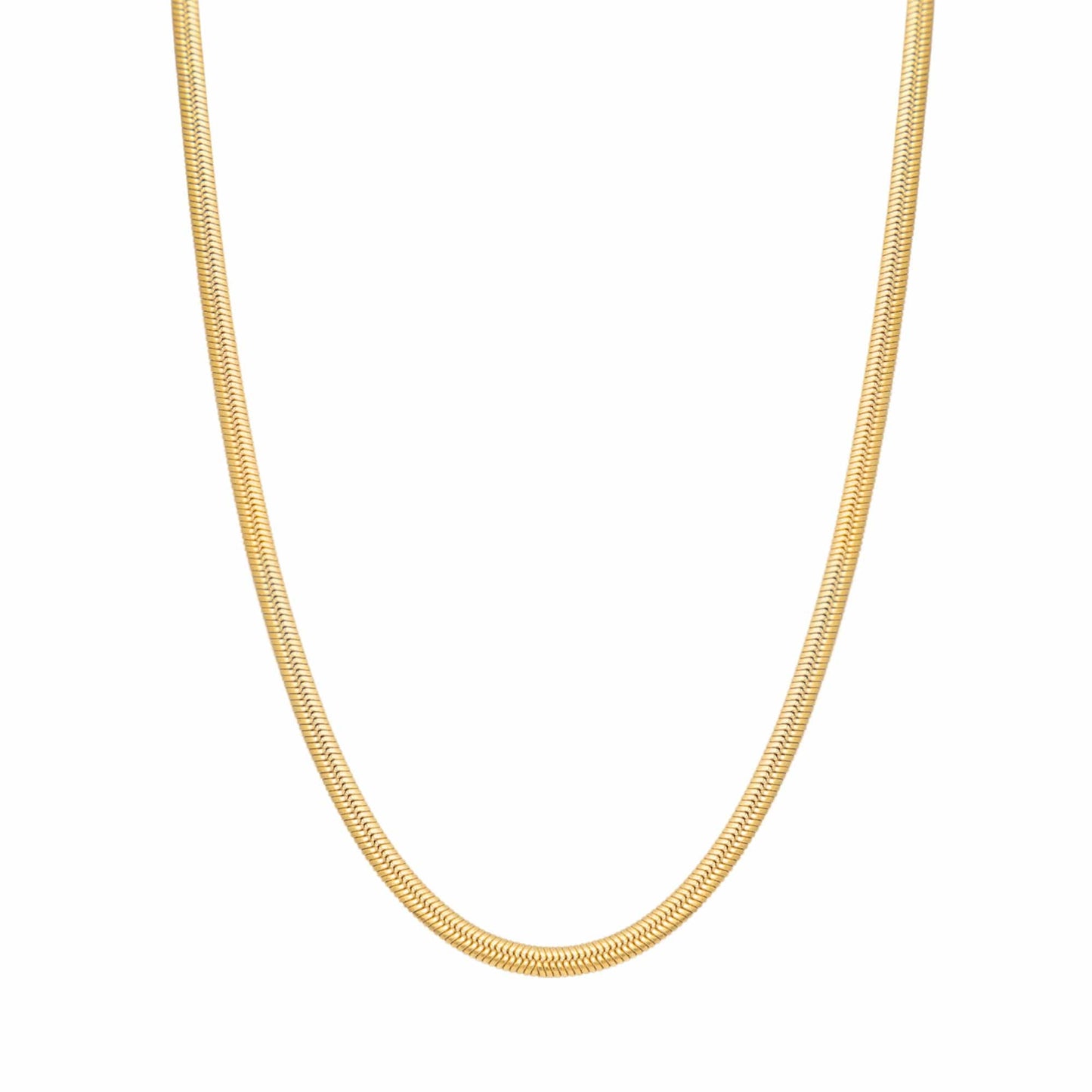 Misu – Collier Ras-de-Cou Serpent en Acier Inoxydable