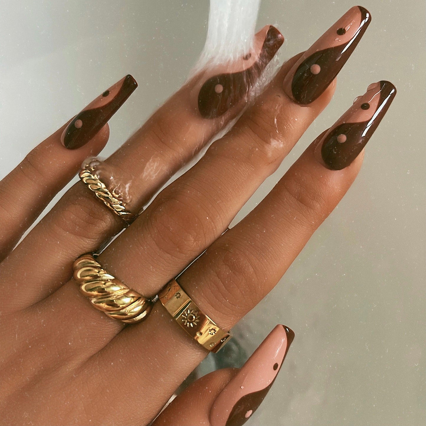 Miley – Bague Élégante en Acier Inoxydable Plaqué