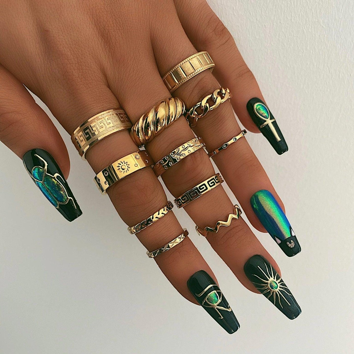 Miley – Bague Élégante en Acier Inoxydable Plaqué