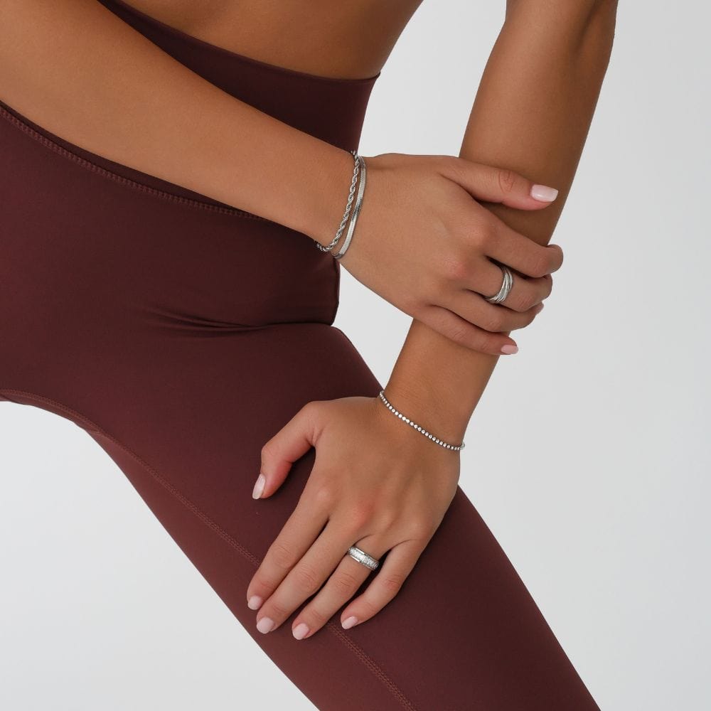 Klarissa – Bague Diamantée en Acier Inoxydable