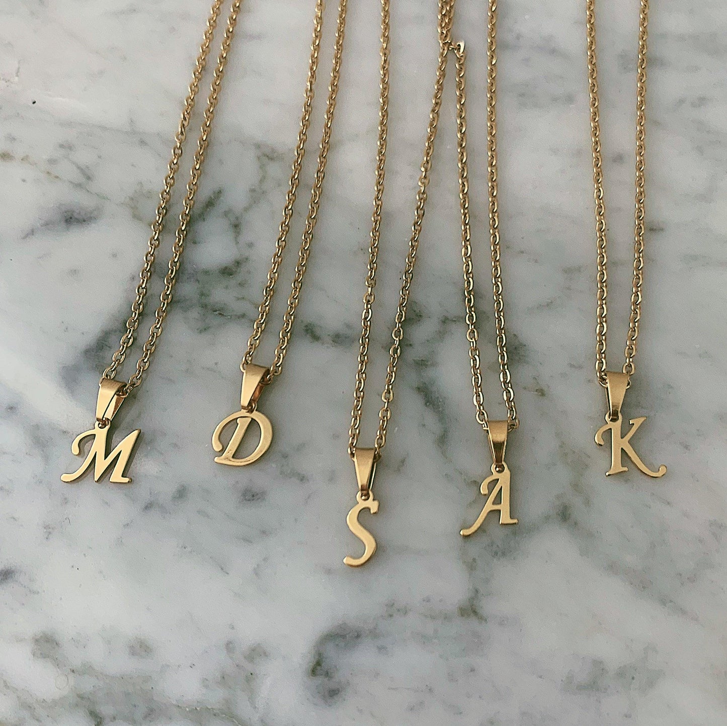 Alessia – Collier Initiale 26 Lettres