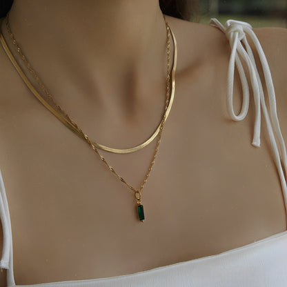Rhian – Chaîne Claviculaire en Acier Titane