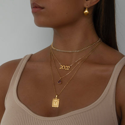 Arabelle – Collier Clavicule en Acier Titane