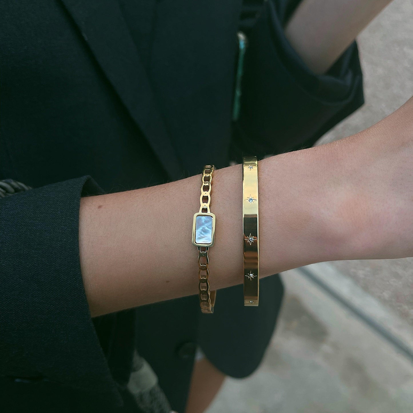 Joan – Bracelet Élégant en Acier Inoxydable