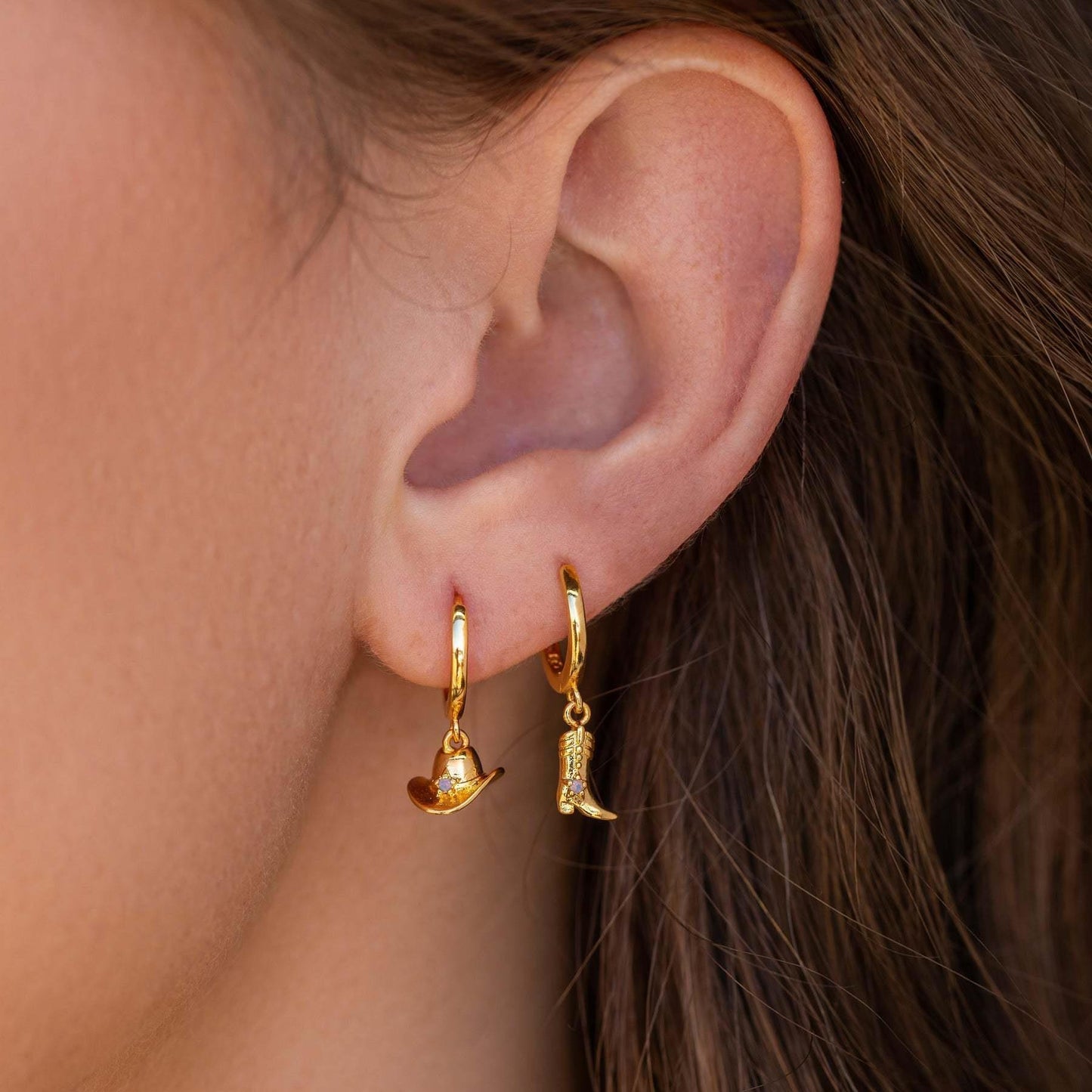 Fely – Boucles d’Oreilles Charme Cowgirl