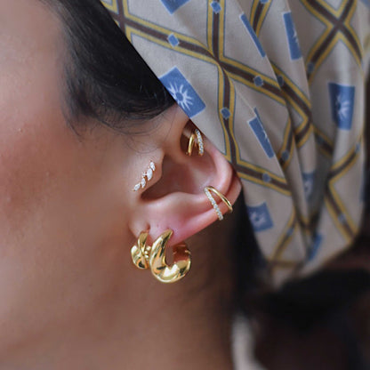 Kelly – Manchette d'Oreille en Or