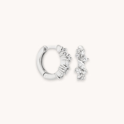Kat – Créoles Huggies en Argent